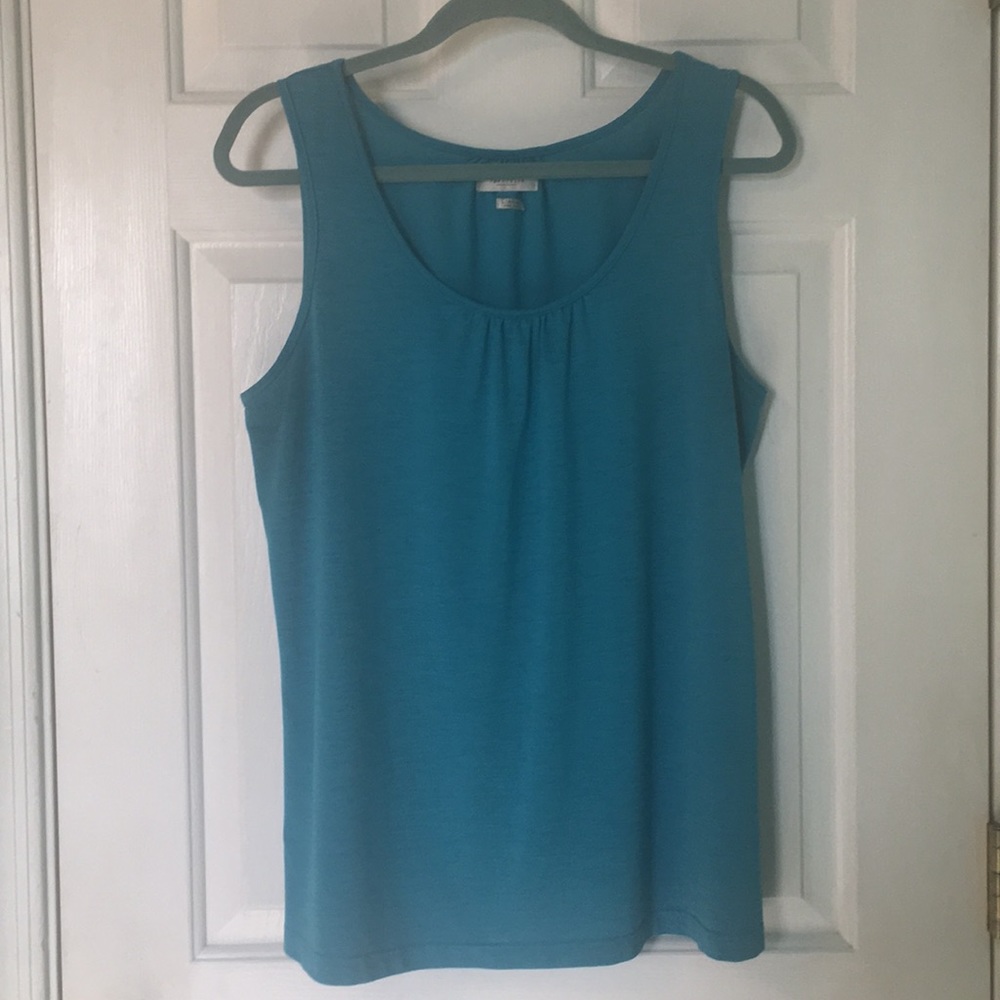 Turquoise Sleeveless Top